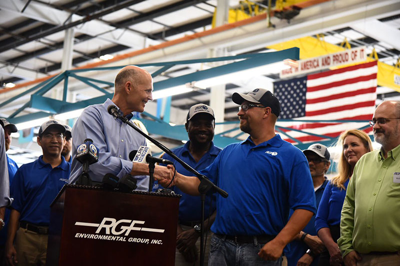 Governor Rick Scott at RGF