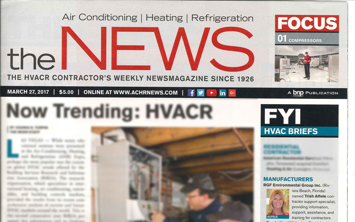 the NEWS, March 2017 - HVAC BRIEFS